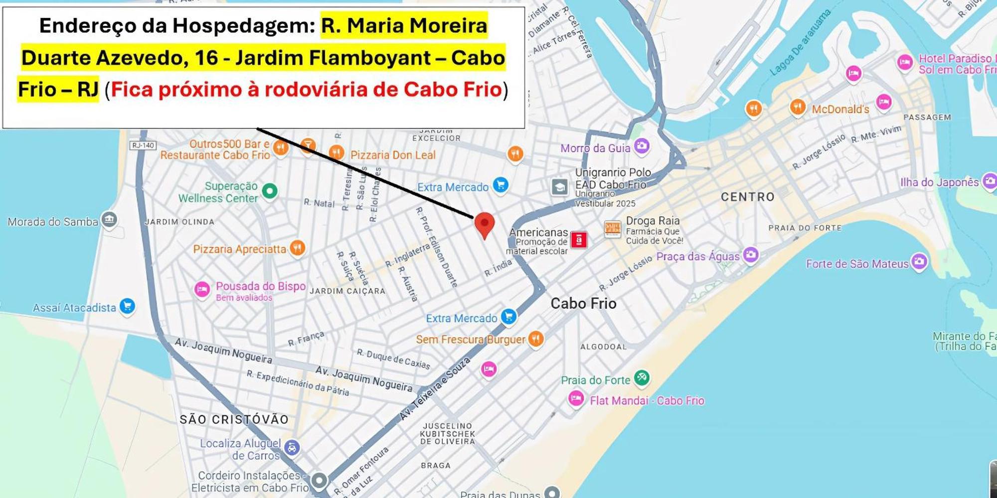 Cabo Frio - Suites - Jardim Flamboyant - Aluguel Economico エクステリア 写真