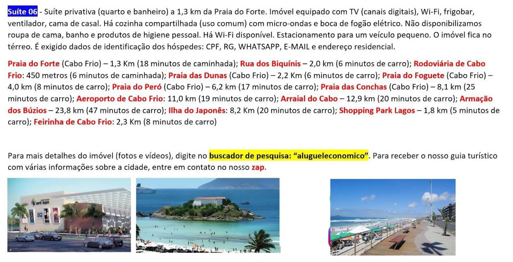 Cabo Frio - Suites - Jardim Flamboyant - Aluguel Economico エクステリア 写真