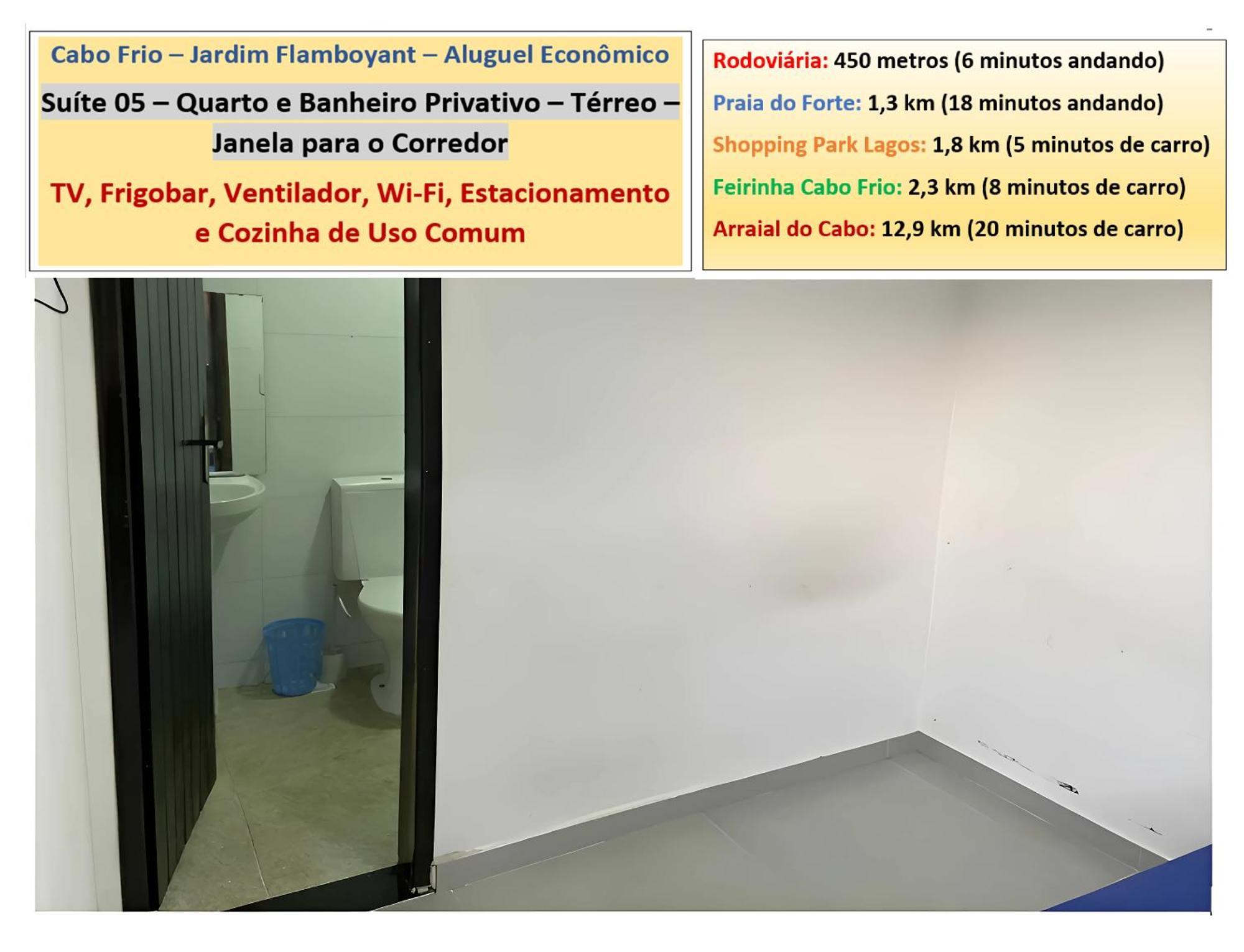 Cabo Frio - Suites - Jardim Flamboyant - Aluguel Economico エクステリア 写真